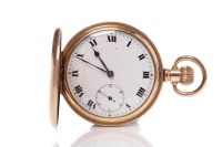 Lot 94 - GENTLEMAN'S FULL HUNTER POCKET WATCH unsigned...