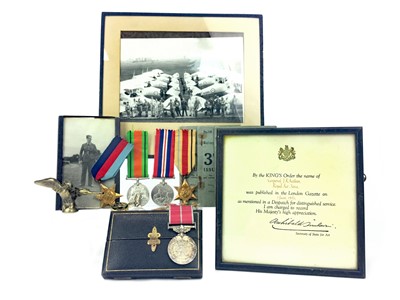 Lot 1395 - A WWII MEDAL GROUP AWARDED TO CORPORAL JOHN R. AITKEN R.A.F.
