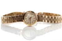 Lot 99 - LADY'S NINE CARAT GOLD JAEGER-LECOULTRE...