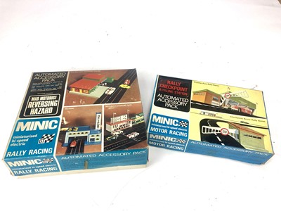 Lot 1402 - A LOT OF BOXED TRI-ANG MINIC MOTORWAYS AND MOTORWAYS MODELS