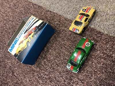 Lot 1402 - A LOT OF BOXED TRI-ANG MINIC MOTORWAYS AND MOTORWAYS MODELS