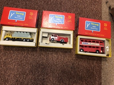 Lot 1402 - A LOT OF BOXED TRI-ANG MINIC MOTORWAYS AND MOTORWAYS MODELS