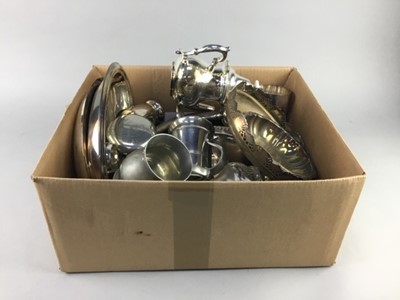 Lot 294 - A LOT OF SILVER PLATED ITEMS