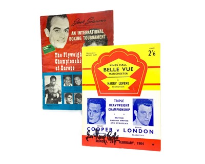 Lot 1759 - A COLLECTION OF 20TH AND 21ST CENTURY BOXING PROGRAMMES