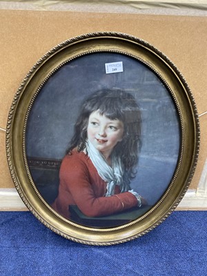 Lot 249 - BOY IN RED, A MEDICI PRINT AFTER VIGEE LE BRUN