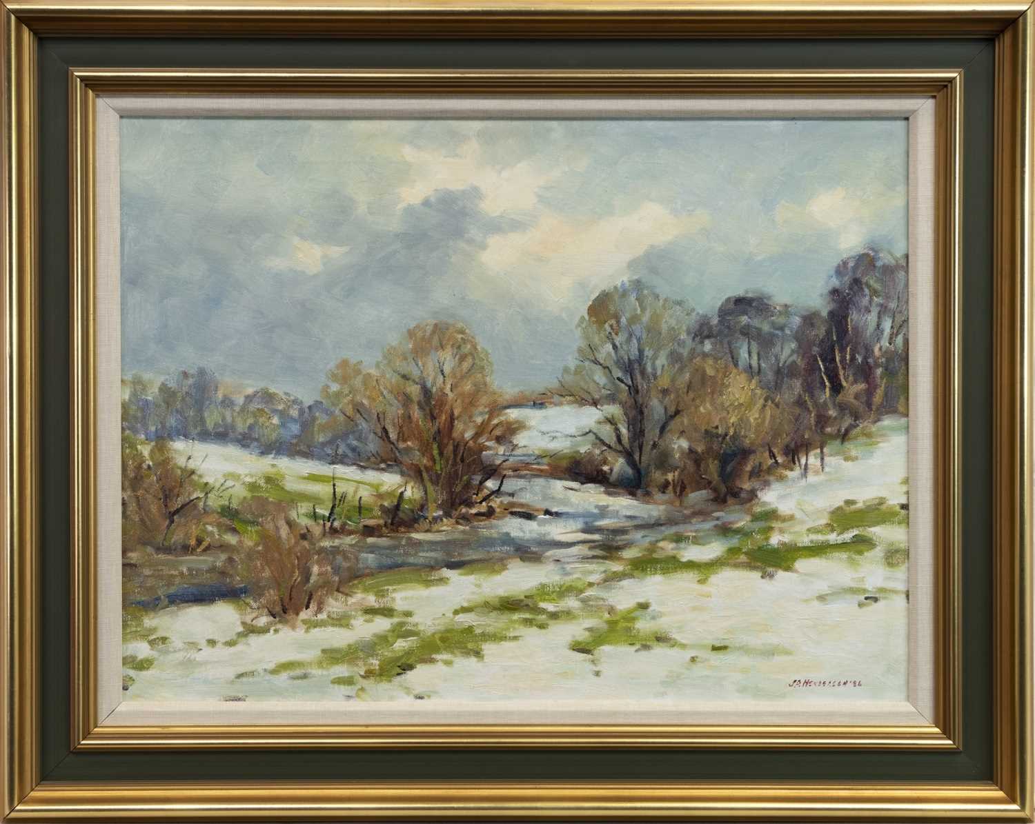 Lot 502 - SNOW, WATERFOOT, AN OIL BY J D HENDERSON