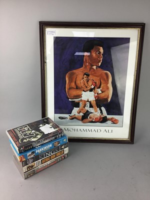 Lot 303 - BOXING INTEREST - WALL PLAQUE, DVDS, VIDEOS AND MAGAZINES
