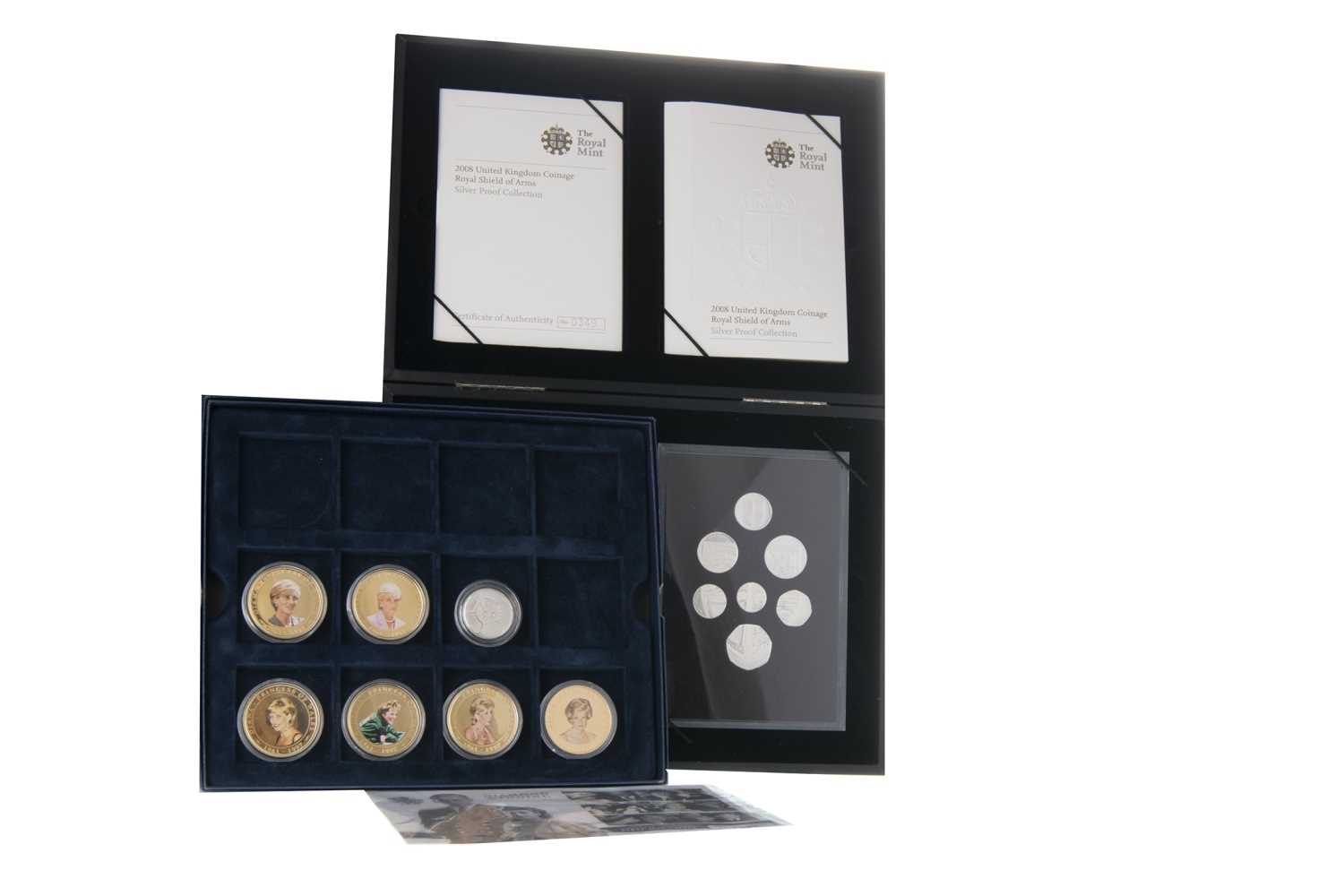 Lot 14 - A COLLECTION OF SILVER AND OTHER COMMEMORATIVE COINS