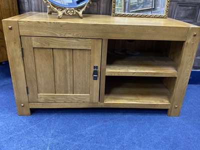 Lot 406 - A MODERN TELEVISION STAND