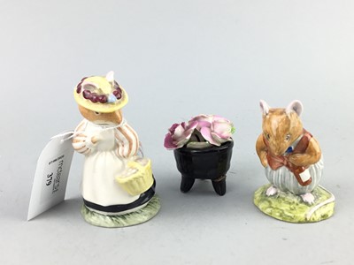 Lot 379 - A LOT OF TWO ROYAL DOULTON FIGURES AND OTHER CERAMICS
