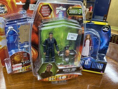Lot 416 - A COLLECTION OF DR WHO CHARACTER FIGURES