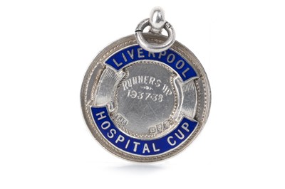 Lot 25 - A LIVERPOOL HOSPITAL CUP SILVER MEDAL 1938