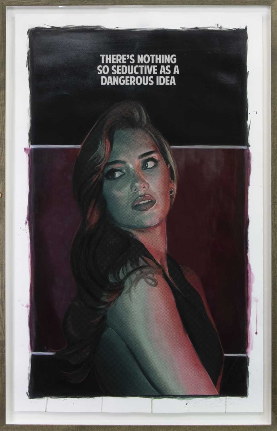 Lot 676 - THERE'S NOTHING SO SEDUCTIVE AS A DANGEROUS IDEA, A PRINT BY THE CONNOR BROTHERS