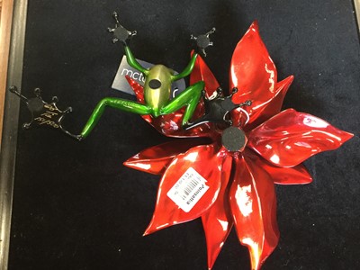 Lot 1423 - POINSETTIA, A BRONZE BY 'FROGMAN' TIM COTTERILL