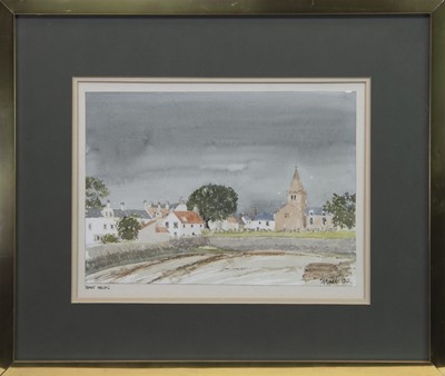 Lot 114 - EAST NEUK, A WATERCOLOUR SIGNED SPENCE