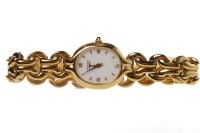 Lot 138 - LADY'S GOLD PLATED LONGINES WRISTWATCH...