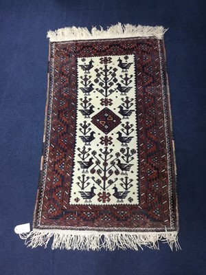 Lot 30 - A LOT OF TWO PERSIAN PRAYER RUGS