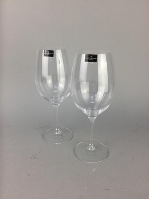 Lot 12 - A BOXED PAIR OF GLENEAGLES WINE GLASSES