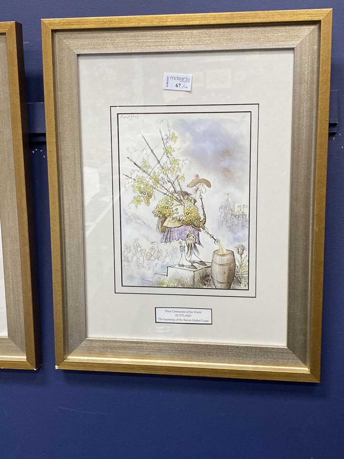 Lot 67 - WINE CEREMONIES OF THE WORLD, FOUR PRINTS AFTER ROBERT SEARLE