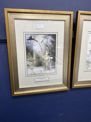 Lot 67 - WINE CEREMONIES OF THE WORLD, FOUR PRINTS AFTER ROBERT SEARLE