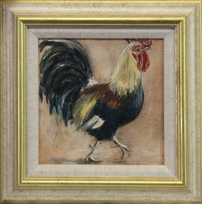 Lot 424 - A PAIR OF OILS DEPICTING CHICKENS, BY F R RICHARDSON