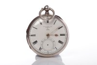 Lot 147 - GENTLEMAN'S LATE VICTORIAN STERLING SILVER...