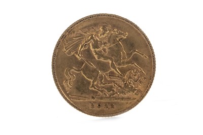 Lot 3 - A GEORGE V (1910 - 1936) GOLD HALF SOVEREIGN DATED 1911