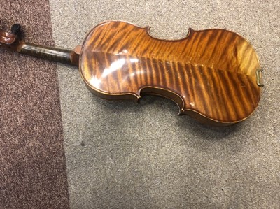 Lot 1167 - A 19TH CENTURY COPY OF A VUILLAUME VIOLIN