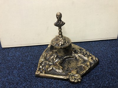 Lot 13 - A LOT OF SILVER AND PLATED WARES AND OTHER ITEMS