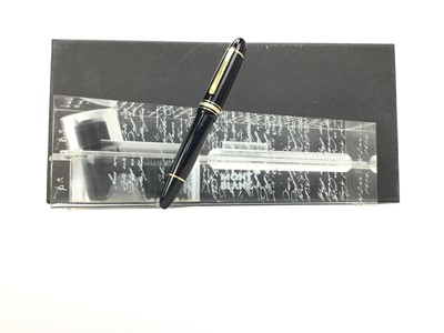 Lot 1444 - A MONT BLANC UNICEF HELMUT JAHN EDITION FOUNTAIN PEN