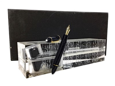 Lot 1444 - A MONT BLANC UNICEF HELMUT JAHN EDITION FOUNTAIN PEN