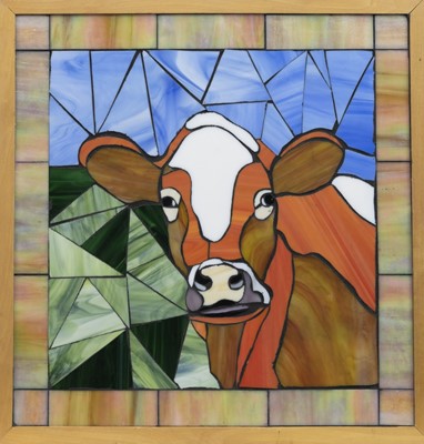 Lot 517 - A HAPPY COW, BY G RHODES