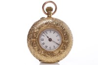 Lot 169 - LATE VICTORIAN EIGHTEEN CARAT GOLD HALF HUNTER...