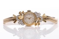Lot 178 - LADY'S EIGHTEEN CARAT GOLD DIAMOND SET...