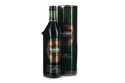 Lot 349 - GLENFIDDICH CASK STRENGTH AGED 15 YEARS - ONE LITRE