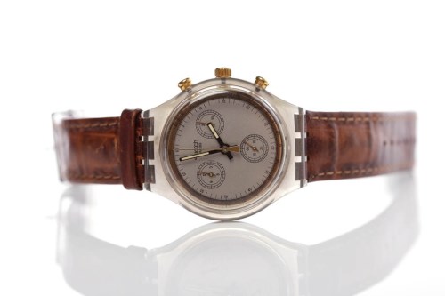 Lot 195 - EARLY SWATCH CHRONO WATCH - GOLDFINGER -...