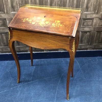 Lot 269 - A ROSEWOOD BUREAU DE DAME