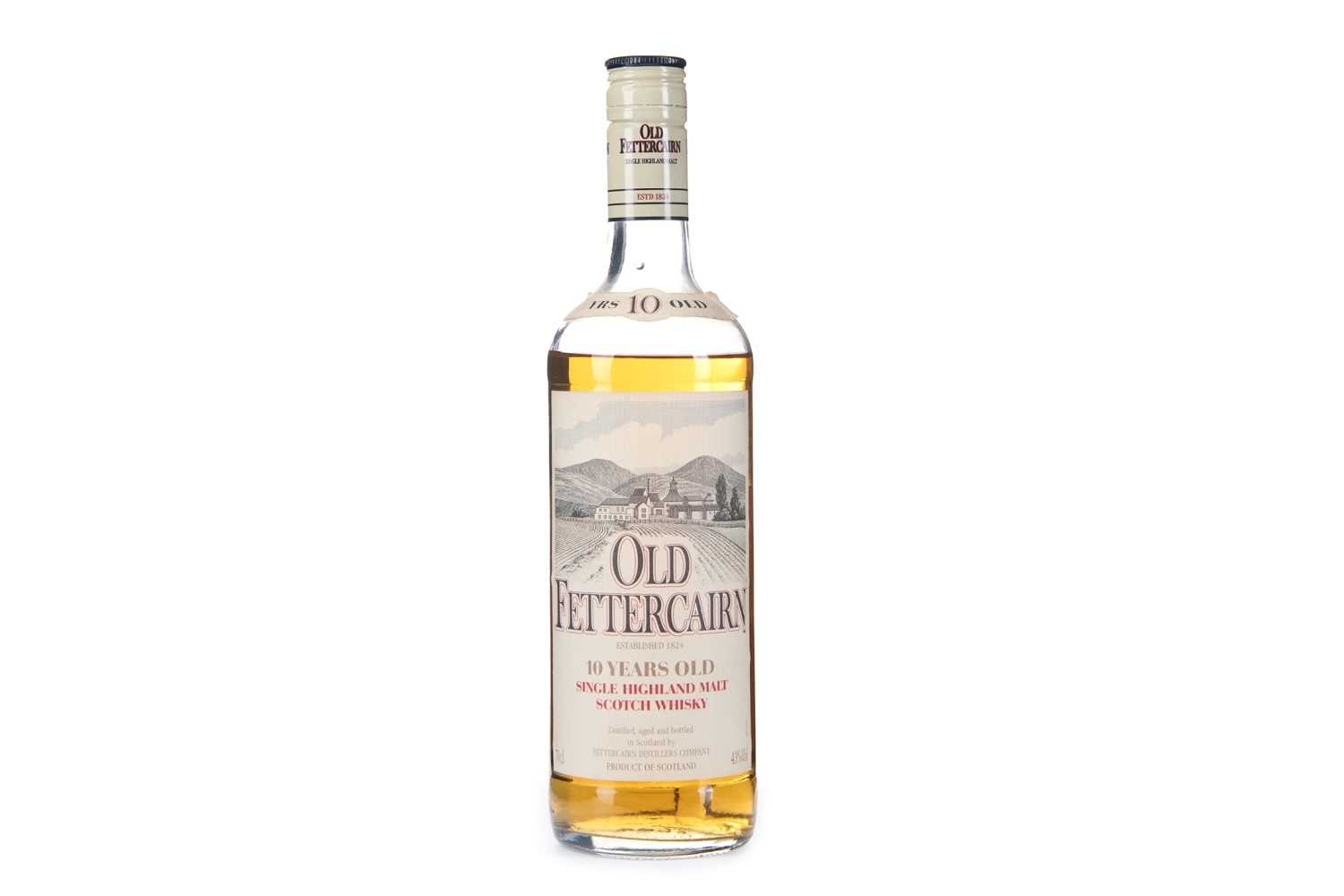 Lot 273 - OLD FETTERCAIRN 10 YEARS OLD - LOW FILL
