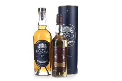Lot 269 - ONE LITRE OF ROYAL BRACKLA AGED 12 YEARS AND ONE BOTTLE OF ROYAL BRACKLA NAS