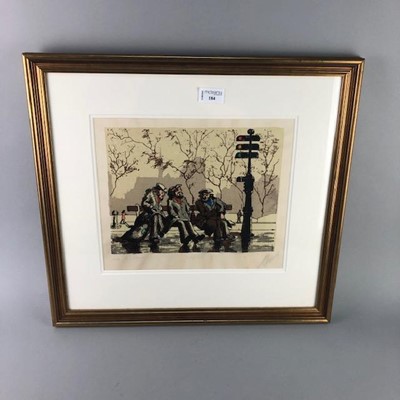 Lot 184 - A CONTINENTAL LITHOGRAPH