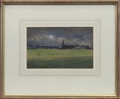 Lot 8 - THE COMING STORM, A WATERCOLOUR BY JAMES GARDEN LAING