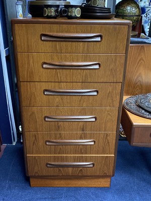 Lot 336 - A RETRO G-PLAN BEDROOM SUITE