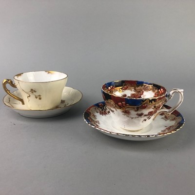 Lot 359 - A 19TH CENTURY ADDERLEY 'FLANDERS' PATTERN PART TEA SERVICE