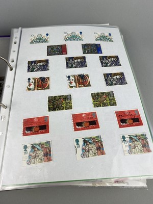 Lot 251 - A LOT OF TWO FOLDERS OF WORLD STAMPS
