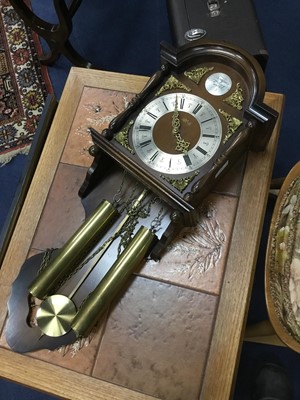 Lot 404 - A 20TH CENTURY GERMAN WALL CLOCK