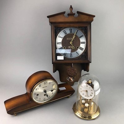 Lot 415 - A KUNDO ANNIVERSARY CLOCK AND TWO OTHER CLOCKS