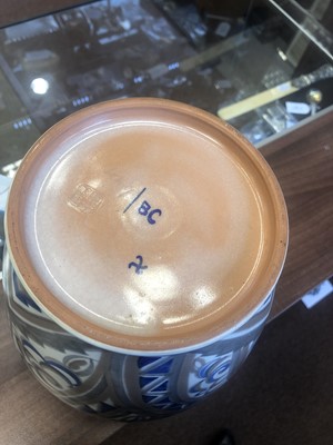 Lot 1037 - A CARTER, STABLER & ADAMS POOLE POTTERY ART DECO VASE