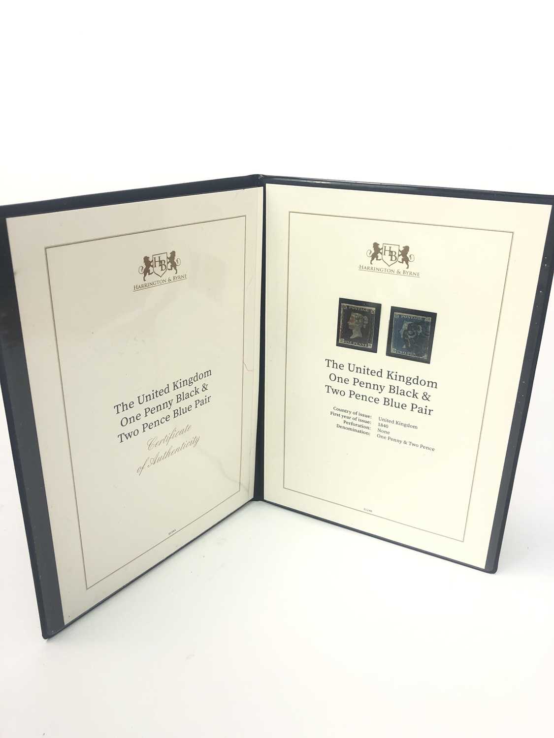 Lot 1470 A LOT OF FIVE HARRINGTON & BYRNE STAMP