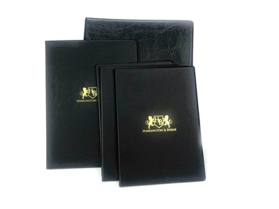 Lot 1471 - A LOT OF FIVE HARRINGTON & BYRNE STAMP COLLECTIONS INCLUDING 'WILDING SERIES'