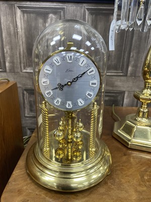 Lot 365 - A KUNDO ANNIVERSARY CLOCK AND ANOTHER CLOCK